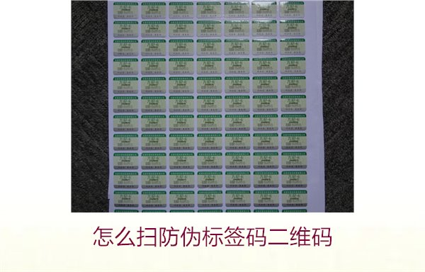 怎么扫防伪标签码二维码(图1)