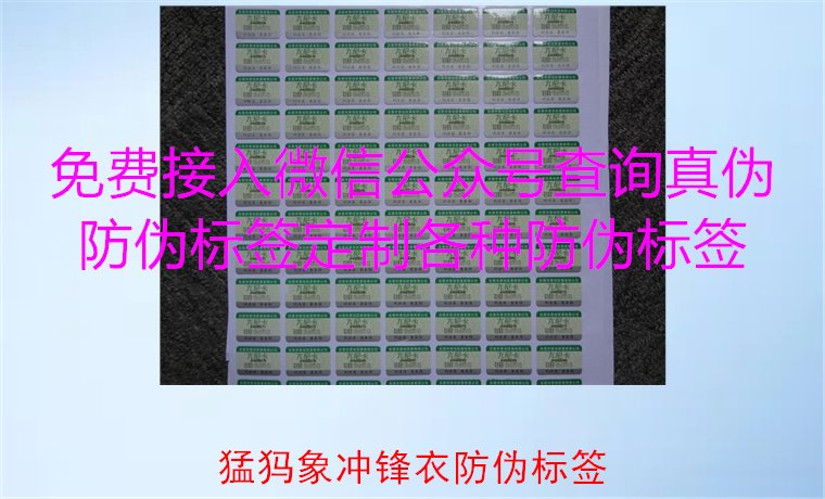 猛犸象冲锋衣防伪标签如何辨识？教你识别真伪，确保购买正品(图1)