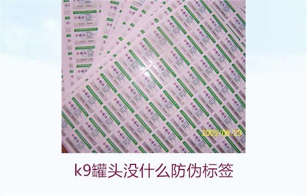 K9罐头没什么防伪标签(图2)