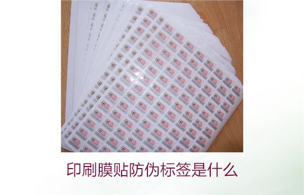 印刷膜贴防伪标签是什么？解析印刷膜贴防伪标签的特点与应用(图3)